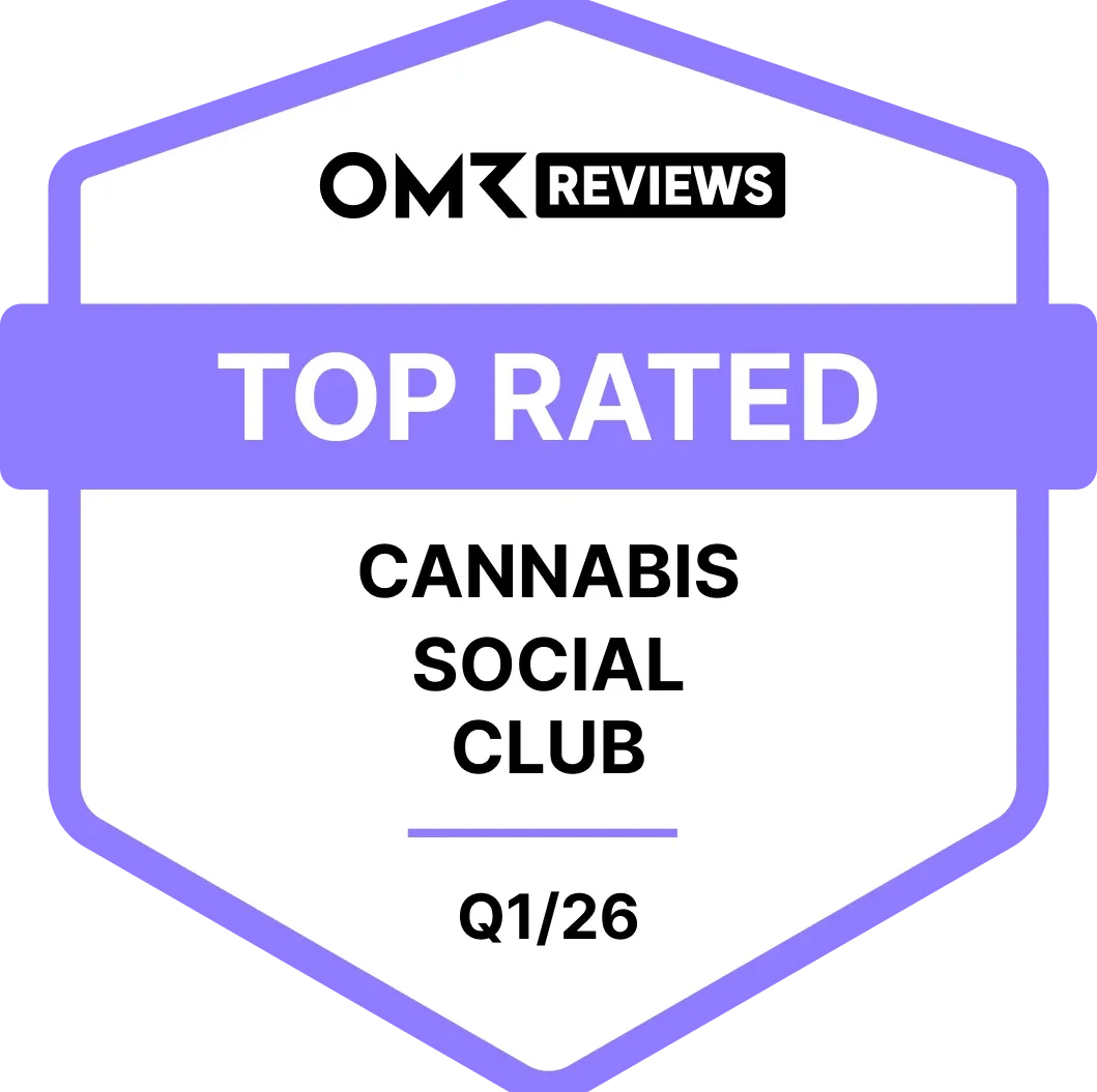 OMR Badge - Cannanas - Top Rated Cannabis Social Club Software 2026